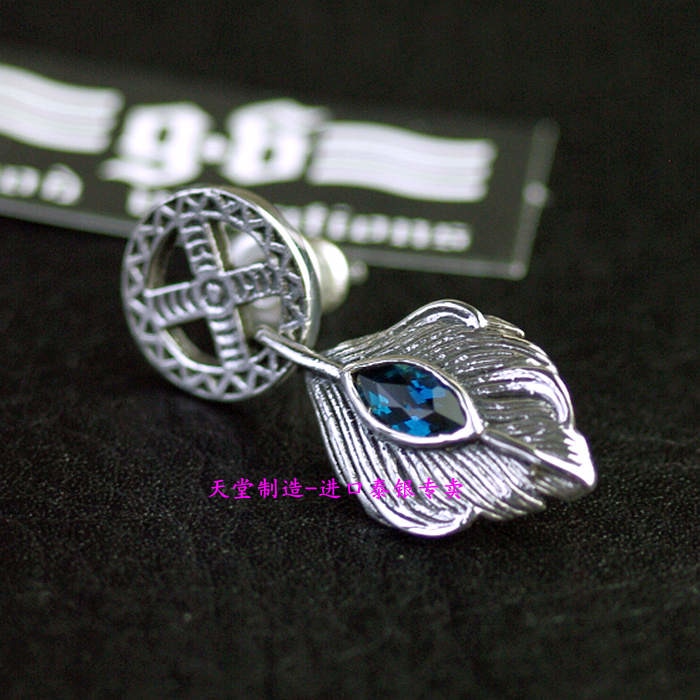Thailand imports, genuine GV new Indian Style Silver Feather Earrings
