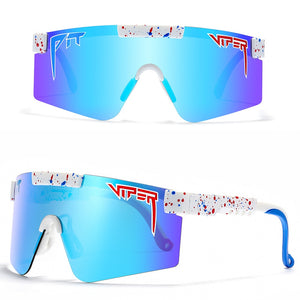 The 2000S Pit Viper Sunglasses Polarized Unbreakable TR90 Frame Rubber Leg Men Women Cool Sports Goggle With Free Box