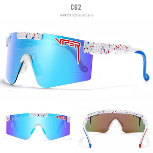 The 2000S Pit Viper Sunglasses Polarized Unbreakable TR90 Frame Rubber Leg Men Women Cool Sports Goggle With Free Box