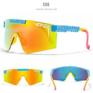 The 2000S Pit Viper Sunglasses Polarized Unbreakable TR90 Frame Rubber Leg Men Women Cool Sports Goggle With Free Box