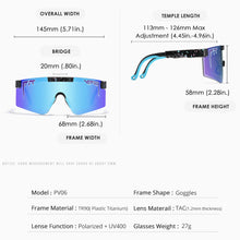 Load image into Gallery viewer, The 2000S Pit Viper Sunglasses Polarized Unbreakable TR90 Frame Rubber Leg Men Women Cool Sports Goggle With Free Box