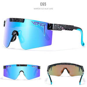 The 2000S Pit Viper Sunglasses Polarized Unbreakable TR90 Frame Rubber Leg Men Women Cool Sports Goggle With Free Box