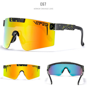 The 2000S Pit Viper Sunglasses Polarized Unbreakable TR90 Frame Rubber Leg Men Women Cool Sports Goggle With Free Box