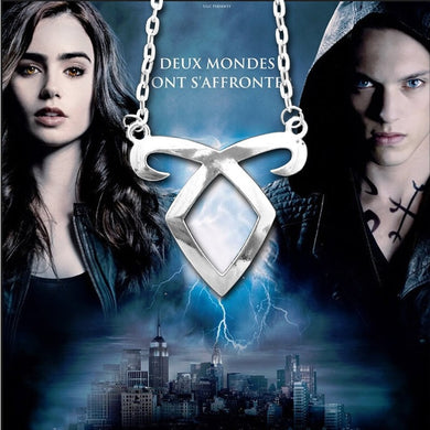 The Mortal Instruments City of Bones Angelic Power Rune Pendant Necklace Silver T52