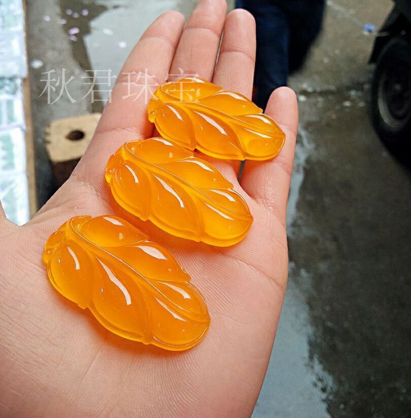 The Natural Topaz Ice Agate Pendant Necklace Sweater Chain Jewelry Gift Wholesale