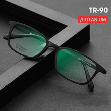 Load image into Gallery viewer, The Full Frame Pure Titanium Spectacles Frame Ultra Light High-Quality TR Spectacle Frame Myopia And Hyperopia Glasses 8807