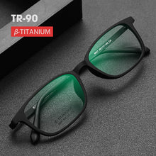 Load image into Gallery viewer, The Full Frame Pure Titanium Spectacles Frame Ultra Light High-Quality TR Spectacle Frame Myopia And Hyperopia Glasses 8807