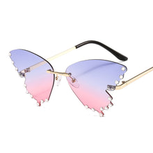 Load image into Gallery viewer, The Ocean Butterfly Lens Sunglasses Female Personality Big Box Set Auger Sunglasses