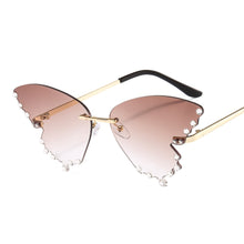 Load image into Gallery viewer, The Ocean Butterfly Lens Sunglasses Female Personality Big Box Set Auger Sunglasses