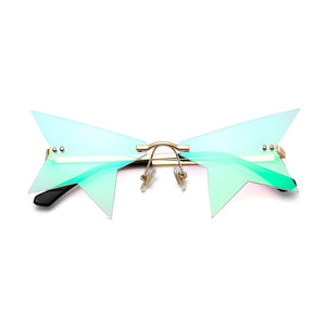 The  Personality Star Metal Frameless Sunglasses Trend Whimsy Glasses Sunglasses Men And Women