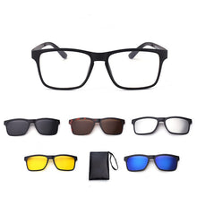 Load image into Gallery viewer, The Set Of Mirrors Unisex Sunglasses, One Mirror And Multi-purpose Polarizing Clips Magnet Adsorption 2202A