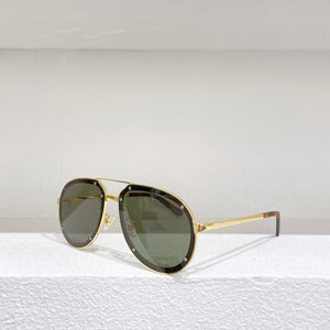 The summer Men's sunglasses CT0195S Metal oval Large frame Rivet design black/silver/gold/Brown Women's glasses Anti-UV 400