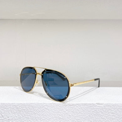 The summer Men's sunglasses CT0195S Metal oval Large frame Rivet design black/silver/gold/Brown Women's glasses Anti-UV 400