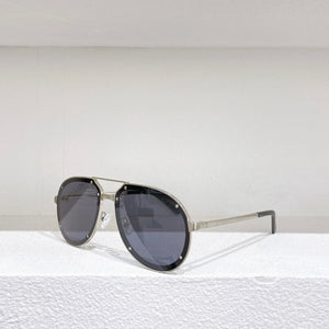 The summer Men's sunglasses CT0195S Metal oval Large frame Rivet design black/silver/gold/Brown Women's glasses Anti-UV 400