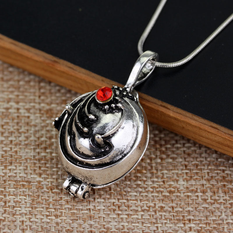 The Vampire Diaries necklace Elena Gilbert vintage vervain verbena pendant jewelry for men and women Choker Necklace & Pendant