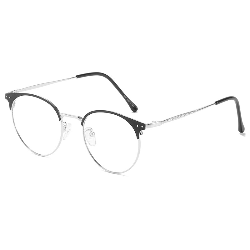 The black frame of the same glasses can be equipped with myopia proof blue light glasses for men and women