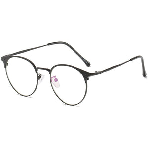 The black frame of the same glasses can be equipped with myopia proof blue light glasses for men and women