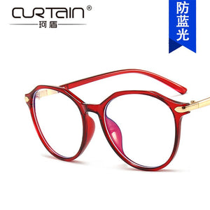 The blu-ray irregular circular glass frame 2023 trill han edition 5129 red eye frames using the network