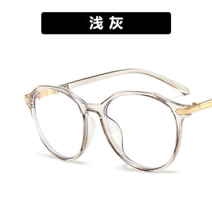 The blu-ray irregular circular glass frame 2023 trill han edition 5129 red eye frames using the network