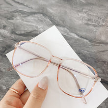 Load image into Gallery viewer, The blue flat light box 2023 simple art college TR90 ultra-light insert core frames without makeup glass frame