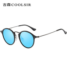 Load image into Gallery viewer, The aluminum-magnesium material men and women the same thin and light full frame polarized sunglasses 6539