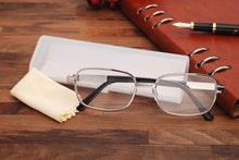 Load image into Gallery viewer, The high-definition crystal glass reading glasses are not afraid of scratching metal big frame reading glasses