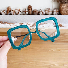 Load image into Gallery viewer, The net red box mirror --- Fragrant grandma flat mirror myopia glasses frame  s1786