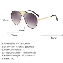 Load image into Gallery viewer, The style of sun-glasses with huge hollow metal frames for men and women in Europe and America sun glasses HOT