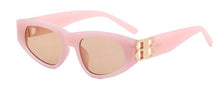 Load image into Gallery viewer, Thick Acetate Cat Eye Sunglasses Black Gold Letter B Sun Glasses 2023  Designer Womens Shades UV Rays Eyewear