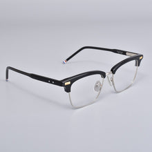 Load image into Gallery viewer, Thom Alloy Acetate Semi Rimless Prescription Glasses Frame Men Women Myopia Optical Eyewear TB711 Brand Square Eyeglasses