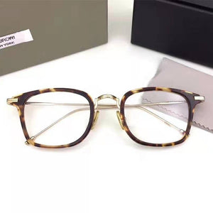 Thom Brand Design Square Titanium Acetate Glasses Frame Men Women Optical Prescription Eyeglasses Frame Myopia Spectacles TBX905