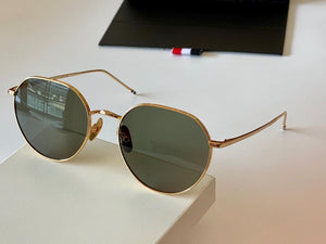 Thom Brand Design Sunglasses Classic Round Titanium Ultralight UV400 Sun Glasses TBX914 With Original Box Men Women Sun-glasses