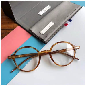 Thom Brand Designer Retro Round Acetate Eyeglasses Optical Prescription Glasses Frame Men Women Eyewear with Original Box