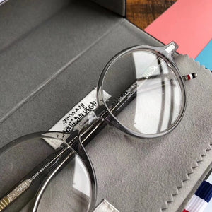 Thom Brand Designer Retro Round Acetate Eyeglasses Optical Prescription Glasses Frame Men Women Eyewear with Original Box