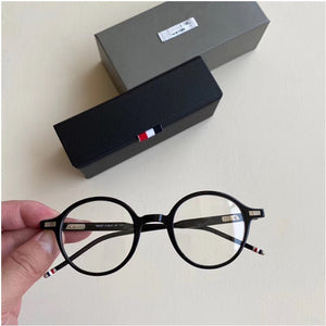 Thom Brand Designer Retro Round Acetate Eyeglasses Optical Prescription Glasses Frame Men Women Eyewear with Original Box