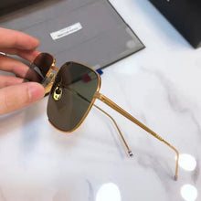 Load image into Gallery viewer, Thom Brand Sunglasses Men Women Vintage Square Double Beam Pilot Frog Shape Anti UV Sun Glasses Driving Car Eyeglasses
