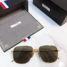 Load image into Gallery viewer, Thom Brand Sunglasses Men Women Vintage Square Double Beam Pilot Frog Shape Anti UV Sun Glasses Driving Car Eyeglasses
