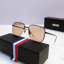 Load image into Gallery viewer, Thom Brand Sunglasses Men Women Vintage Square Double Beam Pilot Frog Shape Anti UV Sun Glasses Driving Car Eyeglasses