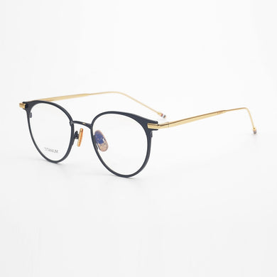 Thom Brand York Titanium Alloy Eyeglasses Frames Men Women TBX814 Optical Round Eye Glasses Men Women with Original Box