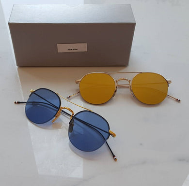 Thom Brand Polarized Sunglasses TB903 Men Vintage Round Pilot Alloy Glasses Frame Women anti-Glare Sun Glasses Oculos
