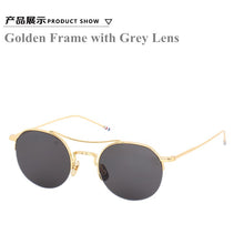 Load image into Gallery viewer, Thom Brand Polarized Sunglasses TB903 Men Vintage Round Pilot Alloy Glasses Frame Women anti-Glare Sun Glasses Oculos