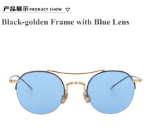 Load image into Gallery viewer, Thom Brand Polarized Sunglasses TB903 Men Vintage Round Pilot Alloy Glasses Frame Women anti-Glare Sun Glasses Oculos