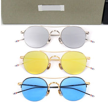 Load image into Gallery viewer, Thom Brand Polarized Sunglasses TB903 Men Vintage Round Pilot Alloy Glasses Frame Women anti-Glare Sun Glasses Oculos
