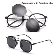 Load image into Gallery viewer, Thom Brand Prescription Round Optical Glasses Frames TB710 With Polarized Clip For Men Women Eyeglasses Original Logo Eyewear