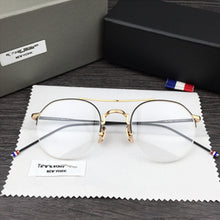 Load image into Gallery viewer, Thom Brand Round Alloy Glasses Frames TB903 Men Myopia Optical Prescription Eyeglasses Women Spectacles Eyewear Half Frame Light