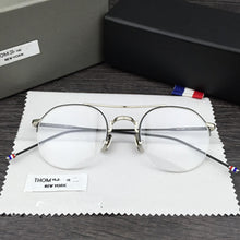Load image into Gallery viewer, Thom Brand Round Alloy Glasses Frames TB903 Men Myopia Optical Prescription Eyeglasses Women Spectacles Eyewear Half Frame Light
