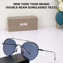 Load image into Gallery viewer, Thom Brand TB233 Men Vintage Round Sunglasses Titanium Double Beam Sun Glasses Women UV Protection Prescription Lens Eyeglasses