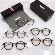 Load image into Gallery viewer, Thom Brand TB908 Pure Titanium Glasses Frame Men Women Retro Round Circle Eyeglasses Myopia Optical Prescription Eyewear Oculos