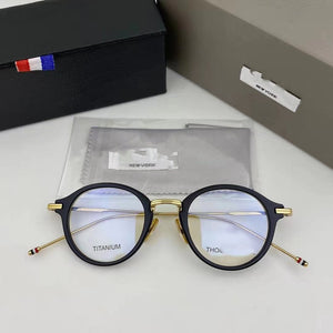 Thom Brand TB908 Pure Titanium Glasses Frame Women Retro Round Prescription Eyeglasses Myopia Optical Eyewear Male spectacles