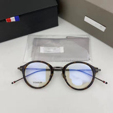 Load image into Gallery viewer, Thom Brand TB908 Pure Titanium Glasses Frame Women Retro Round Prescription Eyeglasses Myopia Optical Eyewear Male spectacles